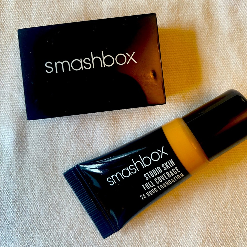 NEW Smashbox Cover Shot Golden Hour Eye Shadow Duo + 24hr Foundation Shade 3:2